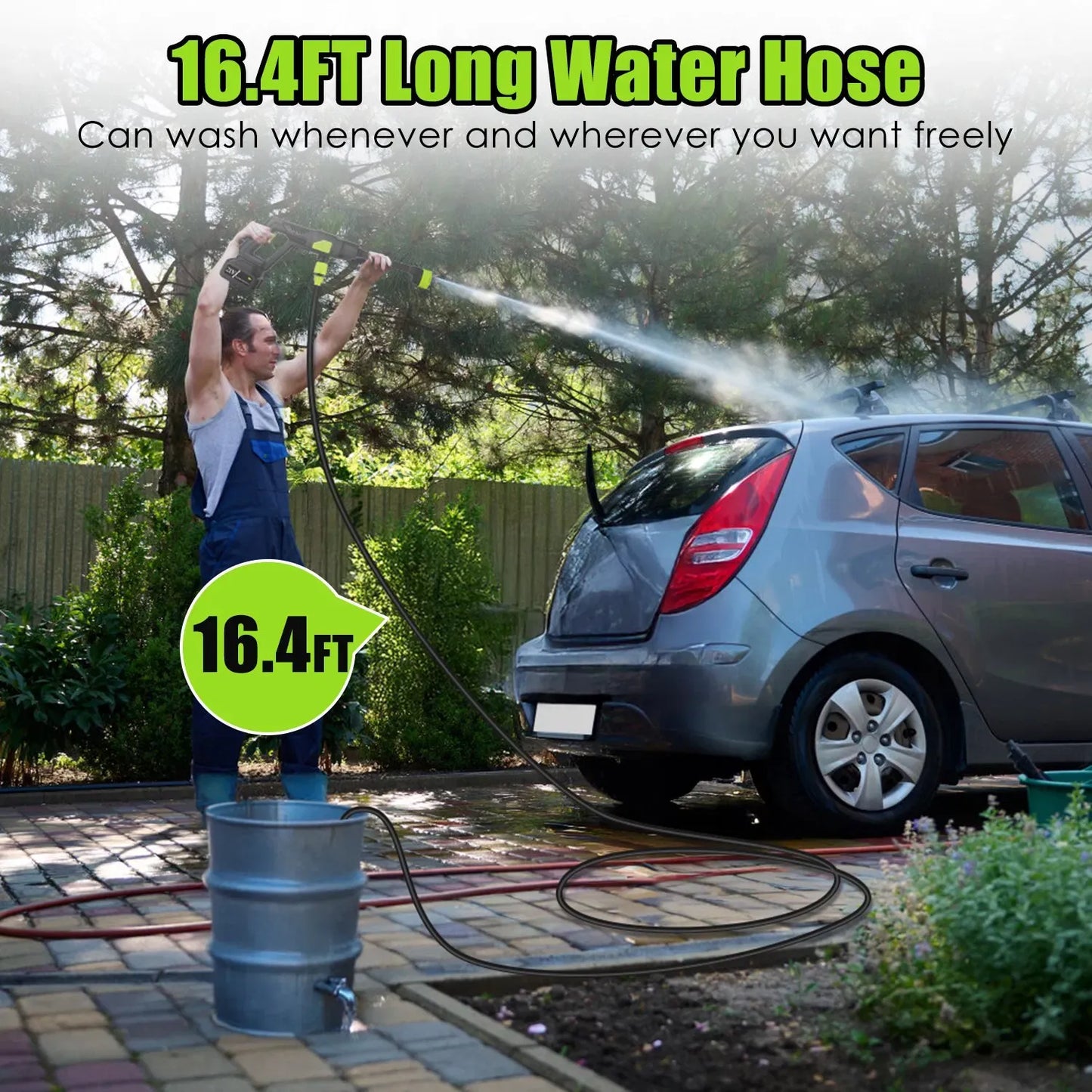 JetMax™ 435PSI Cordless Pressure Washer