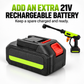 21V RECHARGEABLE LITHIUM BATTERY
